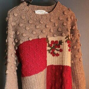 Handmade 100% wool sweater
